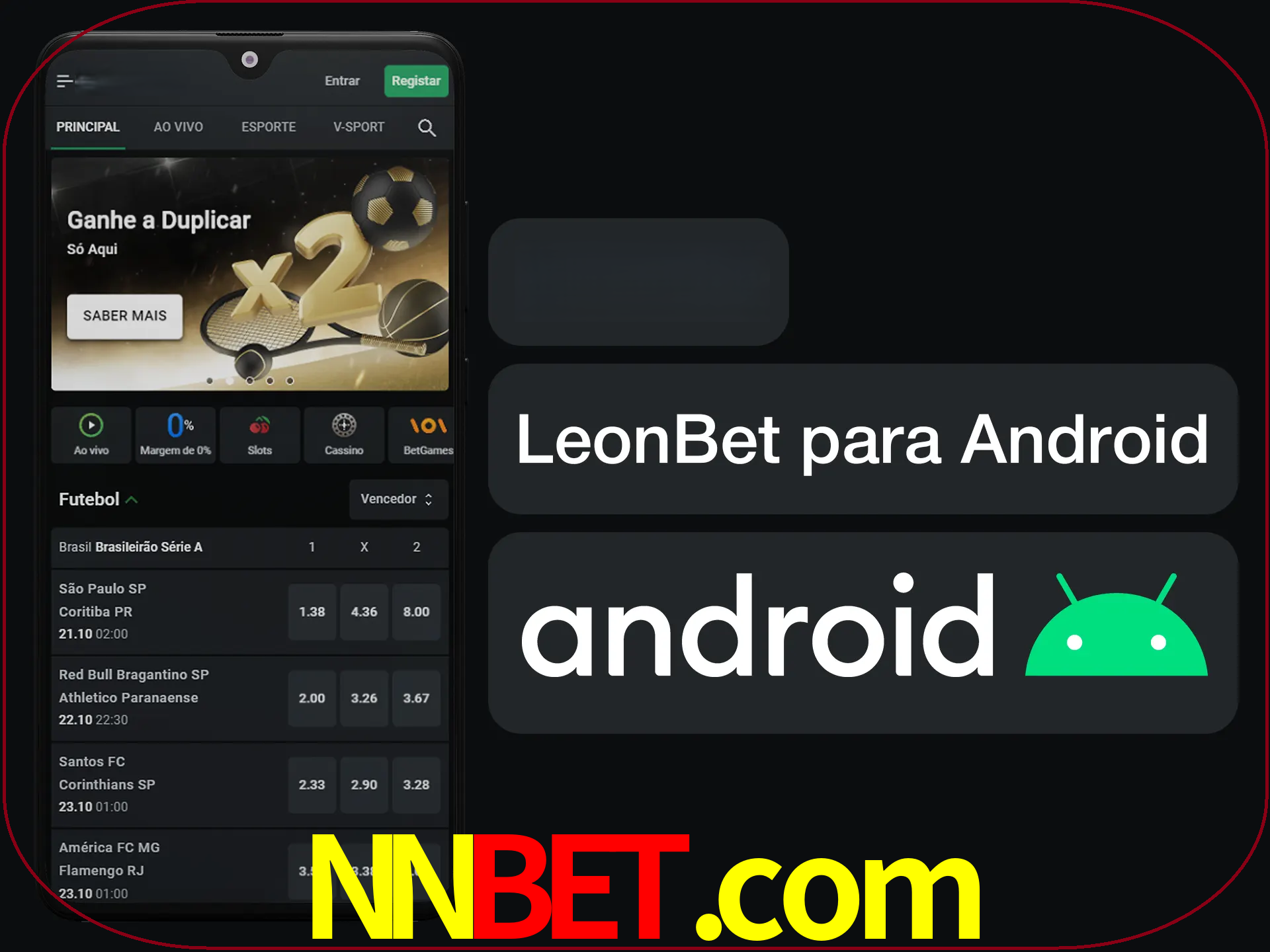 Adquira sua versão poket de LeonBet.